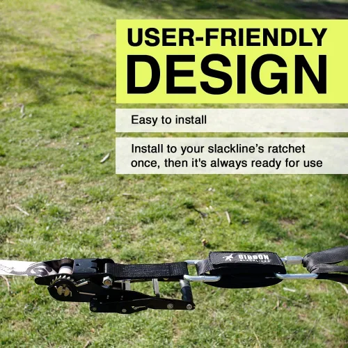Miniatura 4 de GIBBON Sistema de liberación lenta Slackline para liberar de forma fácil y segura la tensión de la línea floja - Accesorios y accesorios Slackline