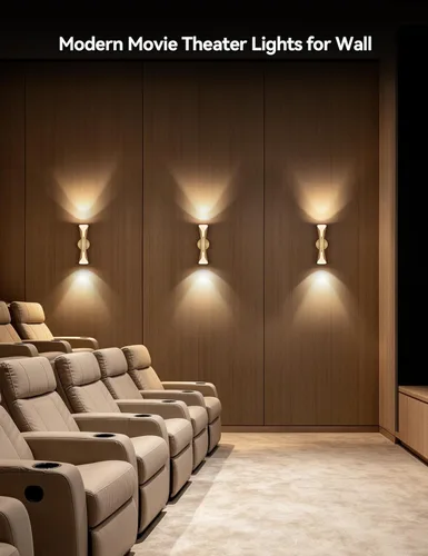 Miniatura 3 de Tubicen Apliques de pared dorados regulables de mediados de siglo, modernos apliques decorativos de pared curvados con cable para cine, sala