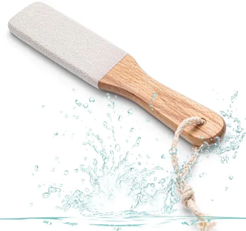 Miniatura 2 de Kinepi - Lima para pies removedor de callos, piedra pómez para pies húmeda y seca Wooden pedicure foot rasp helps smooth dead skin, cracked heels