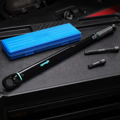 Miniatura 5 de EPAuto Llave dinamométrica de clic de 1/2 pulgada, 25-250 ft-lb/33.9-338.9 Nm, negro