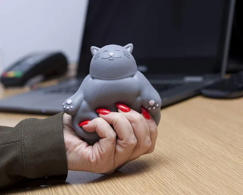 Miniatura 4 de Boxer Gifts Kalma Kitty Juguetes para aliviar el estrés Bolas de estrés únicas para adultos y adolescentes - Juguetes esponjosos para aliviar