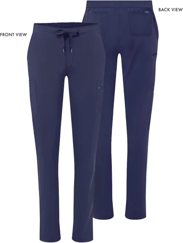 Miniatura 5 de Pantalones Adar Addition Scrubs, ropa quirúrgica, ajustados, con cordón, estilo cargo, para mujer