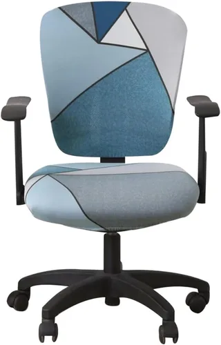 Miniatura 28 de Jinzio Funda para silla de oficina de computadora, tela protectora dividida y elástica, de poliéster, universal, para escritorio, para silla