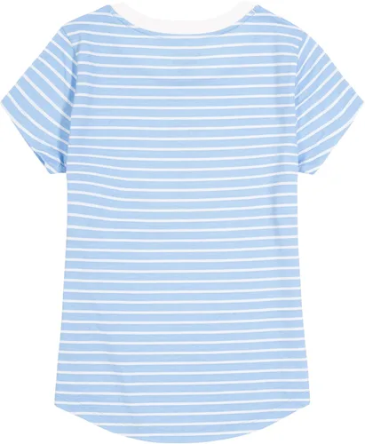 Miniatura 2 de Nautica Camiseta de manga corta para niña con diseño de lentejuelas abatibles, camiseta de algodón con interior sin etiqueta