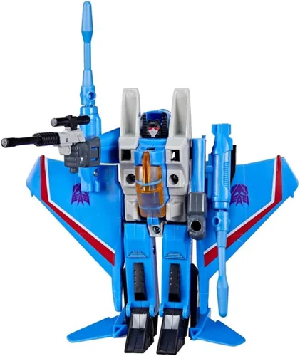 Miniatura 2 de Hasbro The Transformers: The Movie - Figura retro de Thundercracker de 5.5 pulgadas