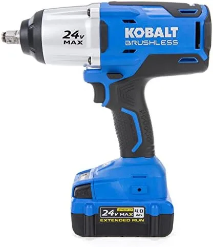 Miniatura 2 de Kobalt Llave de impacto inalámbrica de 1/2 pulgada de potencia máxima de 24 voltios (artículo # 672825)
