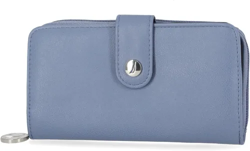Miniatura 9 de Nautica Be Shore - Cartera RFID de piel vegana para mujer, con cremallera alrededor, funda delgada grande para teléfono y organizador de tarjetas