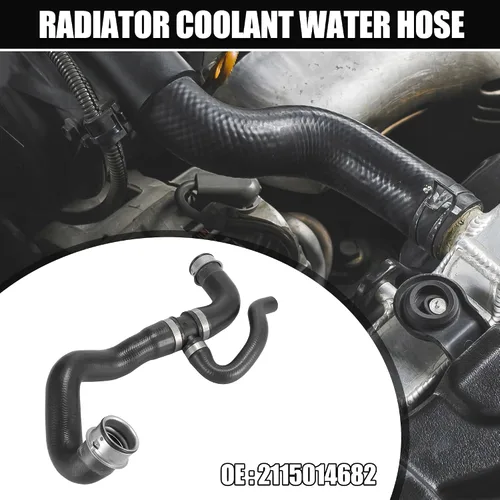 Miniatura 2 de X AUTOHAUX Tubo de enfriamiento de la bomba de agua de la manguera del refrigerante del radiador inferior del coche 2115014682 para Mercedes-Benz