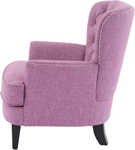 Miniatura 5 de Christopher Knight Home Tafton - Silla de club de tela, color morado claro