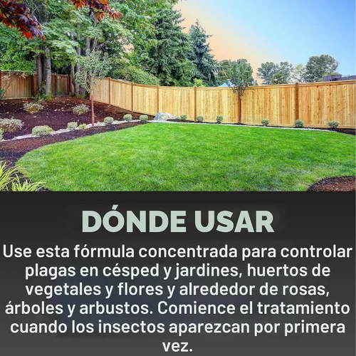 Miniatura 5 de Spectracide Triazicida insecticida concentrado para césped y paisajes (listo para rociar), protege césped, verduras, árboles frutales y de nueces