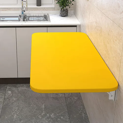 Miniatura 8 de Mesa plegable para montar en la pared, mesa de trabajo plegable, mesa plegable resistente y estable para lavandería, bar en casa, cocina y comedor