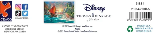 Miniatura 7 de Ceaco - Thomas Kinkade Disney Dreams - Moana - Rompecabezas de 1000 piezas