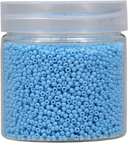 Miniatura 17 de Bala&Fillic Tamaño casi uniforme Cuentas de semillas redondas de color verde ejército de 2 mm Aproximadamente 10000 piezas/110 gramos en caja