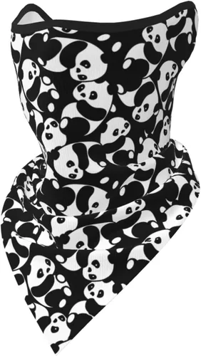 Miniatura 12 de Polaina para el cuello, bandanas para hombres y mujeres, cubierta de bufanda para la cara con rayos UV, con agujero para las orejas, máscara facial