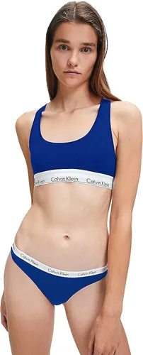 Miniatura 4 de Calvin Klein Tanga de algodón con logotipo para mujer, paquete múltiple, Multi