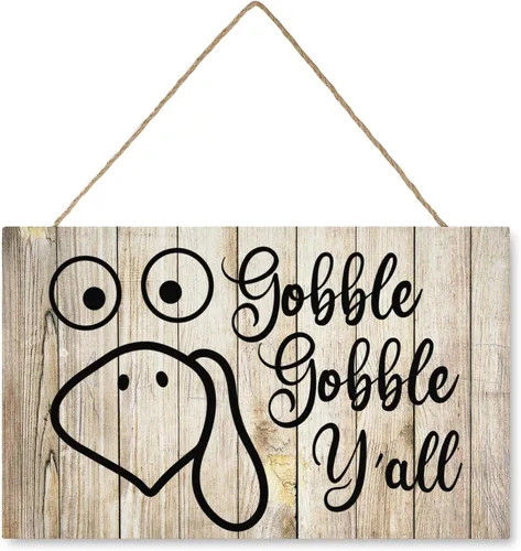 Miniatura 9 de Letrero de madera con texto en inglés "Its Fall Yall", decoración rústica para colgar en la puerta de otoño, decoración de porche para el hogar