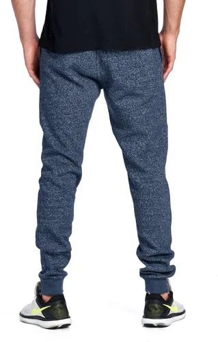 Miniatura 4 de PROGO USA Pantalones deportivos básicos de forro polar jaspeado para hombre, cintura elástica