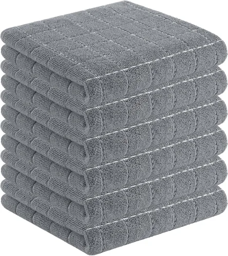 Miniatura 92 de Homaxy Paños de cocina 100% algodón de felpa, toallas de cocina ultra suaves y absorbentes para la cocina, adecuadas para secar y lavar platos