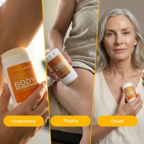 Miniatura 6 de El desodorante de cuerpo completo cuenta con ingredientes de origen natural, desodorante sin aluminio, adecuado tanto para hombres como