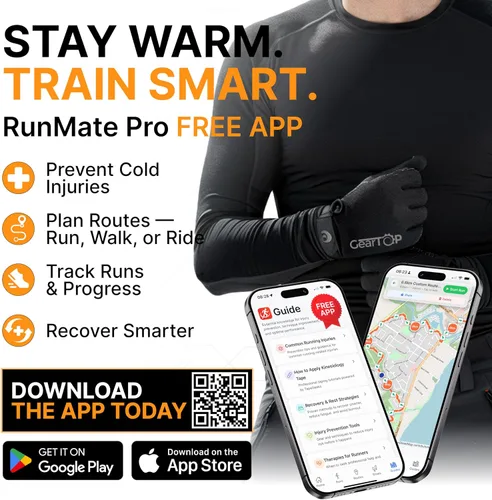Miniatura 3 de GearTOP Football Gloves for Men & Women for Cold Weather, Touchscreen Winter Gloves Men Running Gear, Warm Glove Liners for Hiking, Freezer Gloves