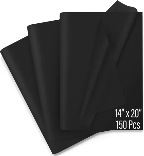Miniatura 17 de Sanzix - 150 hojas de papel de seda kraft a granel de 14x20 pulgadas - Papel de regalo marrón para bolsas de regalo, boda, cumpleaños y Papel kraft