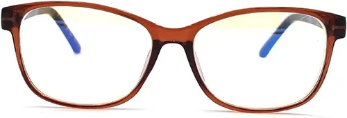 Miniatura 8 de Lentes de lectura con bloqueo de luz azul para hombres y mujeres, para computadora, juegos, TV con protección de luz azul (azul, 0.00 de fuerza)
