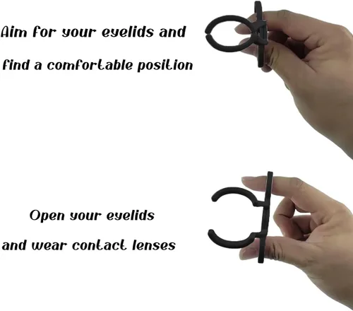 Miniatura 5 de SHANPIN Lentes de contacto de color - Herramienta de inserción sin complicaciones para mayor comodidad y precisión, lente de contacto