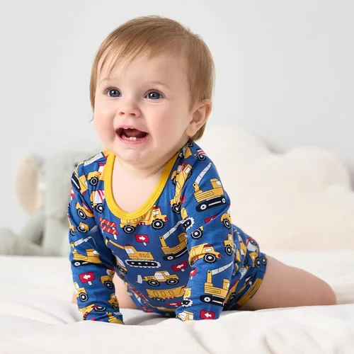 Miniatura 9 de pureborn Mameluco de algodón súper suave para bebés niños y niñas de 0 a 24 meses
