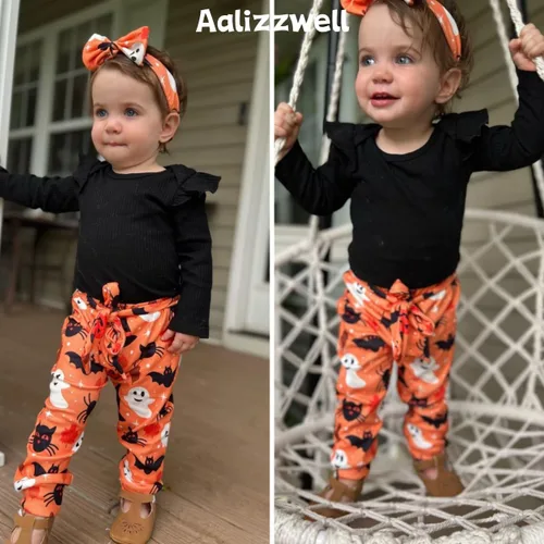 Miniatura 233 de Aalizzwell Conjunto de mameluco acanalado para bebé recién nacido prematuro para otoño e invierno