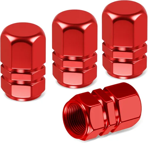Miniatura 11 de 4 tapas de vástago de válvula de neumático de automóvil, tapas de vástago de neumático, tapas de aire antirrobo para neumáticos de rueda