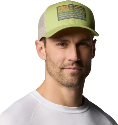Miniatura 201 de Columbia - Gorra de malla con bandera con árboles unisex para adultos, corona alta