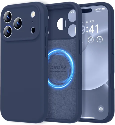 Miniatura 200 de LOVE 3000 Compatible con Funda para iPhone 15, [Cámara de Cobertura Completa de Silicona Suave] [Protección contra Caídas de 8 pies], Forro de Negro