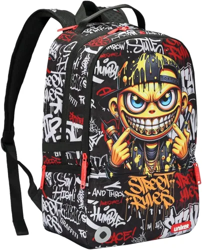 Miniatura 10 de Mochila de viaje para portátil, mochila de grafiti para el trabajo, mochila de diseñador para portátil de 15.6 pulgadas, bolsa resistente al agua