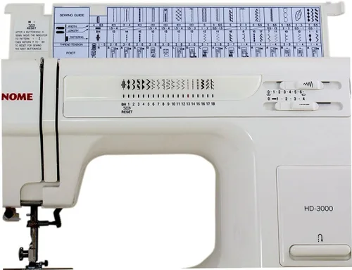 Miniatura 2 de Janome HD3000 Heavy-Duty máquina de coser con 18 puntadas + Estuche duro