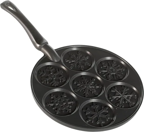 Miniatura 8 de Nordic Ware - Sartén para hotcakes antiadherente, aluminio pesado, 7 tazas redondas, para gas, eléctrico, estufas de cerámica, fabricado en EE. UU