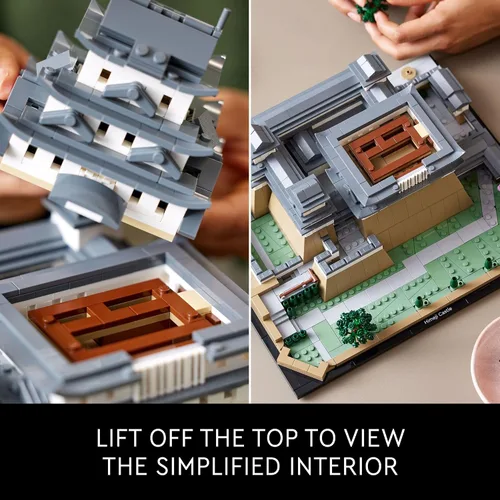 Miniatura 4 de LEGO Architecture Landmarks Collection: Himeji Castle 21060 Juego de construcción, construye y exhibe este modelo coleccionable para adultos, regalo