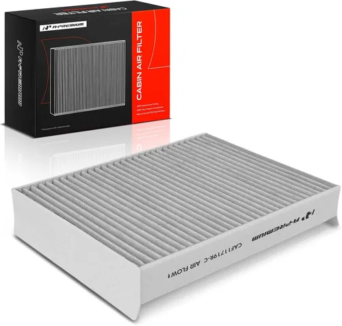 Miniatura 9 de Filtro de aire de cabina A-Premium con carbón activado Compatible con Mercedes-Benz C300, C350e, C400, C43 AMG, C450 AMG, E300, E350, E53 AMG