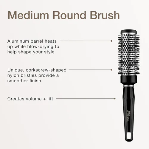 Miniatura 5 de Paul Mitchell Pro Tools Express Ion - Cepillo redondo de aluminio, para secar todo tipo de cabello