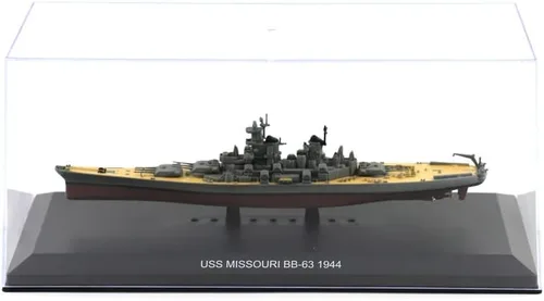 Miniatura 8 de Motor city classics 1:1250 Escala militar fundida a presión coleccionable USS Missouri BB-63 1944 Acorazados legendarios Modelo Militaria