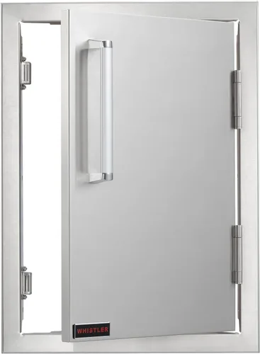 Whistler Puertas de acceso único para cocina al aire libre, puerta de acceso de barbacoa de acero inoxidable de 14 pulgadas de ancho x 20 pulgadas
