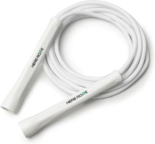 Miniatura 9 de Hererope - Cuerda de saltar de PVC de 0.236 in para hombres y mujeres, fitness, velocidad, trucos, entrenamiento cardiovascular, cuerda de saltar