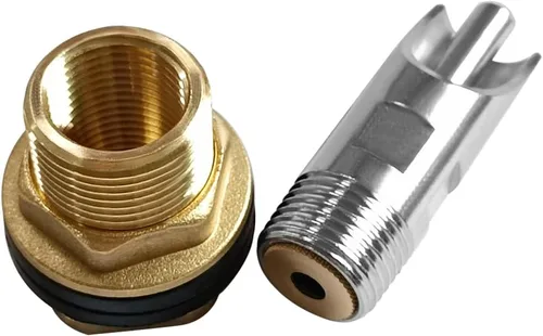 Miniatura 5 de Joywayus 3 bebederos automáticos de acero inoxidable para pezón de cerdo + 3 conectores de tanque de agua de latón para mamparo + 1 kit de abridor
