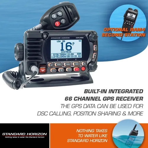 Miniatura 5 de STANDARD Horizon GX1850B Negro 25W VHF/NMEA2000/Second Explorer Series