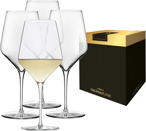Miniatura 16 de Libbey Signature - Juego de 4 copas de vino tinto, sin costuras, de 24 onzas, para cabernet, merlot y más, copas de vino con tallo para todas