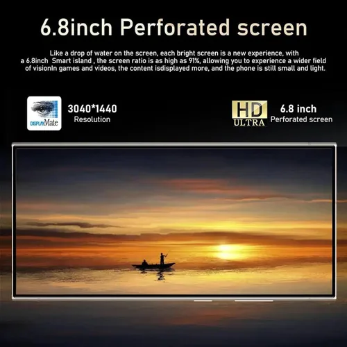 Miniatura 2 de Teléfonos celulares desbloqueados C24U, bolígrafo integrado, pantalla HD 6.82 8+256GB Smartphone, Android 14 6800mAh batería de larga duración 5G