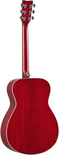 Miniatura 5 de Yamaha FGC-TA Concert Cutaway - Guitarra transacústica con coro y reverberación, rojo rubí Rojo (Ruby Red)