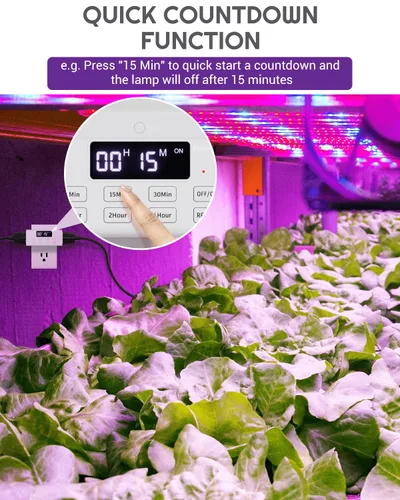 Miniatura 3 de NEARPOW - Temporizador de cuenta regresiva para interiores, temporizadores de apagado automático con pantalla grande, cuenta regresiva
