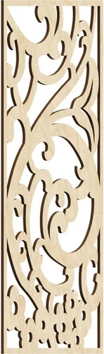Miniatura 19 de Bridgewater - Paneles de pared decorativos de madera con calado, 9 3/8 pulgadas de ancho x 24 3/8 pulgadas de alto x 1/4 de alto, nogal