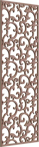 Miniatura 154 de Wheatland Paneles de pared decorativos de madera con calado, 9 3/8 pulgadas de ancho x 24 3/8 pulgadas de alto x 1/4 de alto, nogal