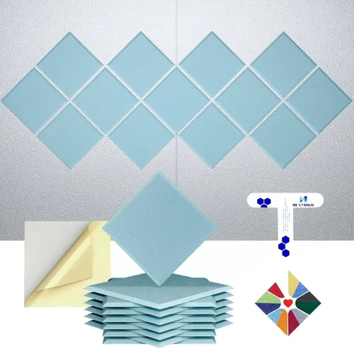 Miniatura 47 de Paneles acústicos autoadhesivos [390 lbs/yd³ de densidad ultra alta], panel de absorción de sonido de segunda generación, panel de sonido de nivel
